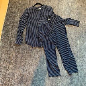 Equipment Pajama Inspired Silk Set